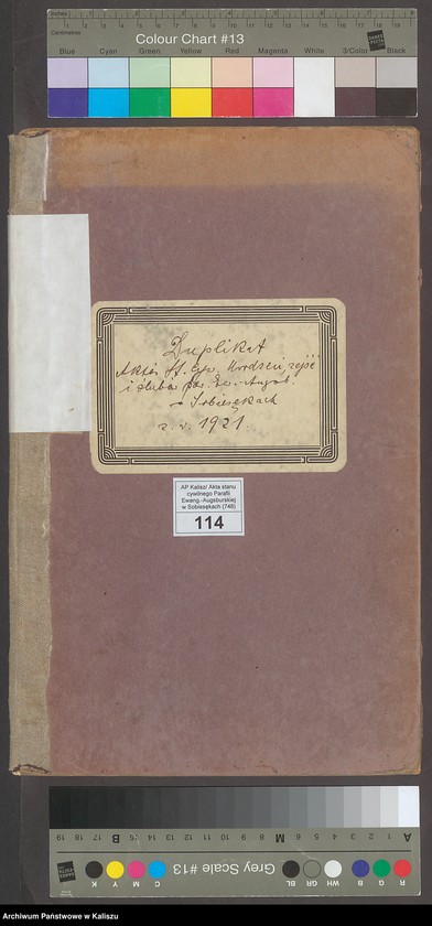Obraz 2 z jednostki "Duplikat aktów stanu cywilnego urodzeń, zejść i ślubów. Akta zbiorowe małżeństw"