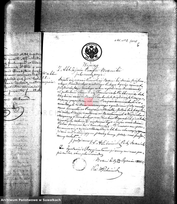 image.from.unit.number "Aneksa do Aktów Zaslubionych z roku 1858 Parafii Rzymsko-Katolickiej Sejny."