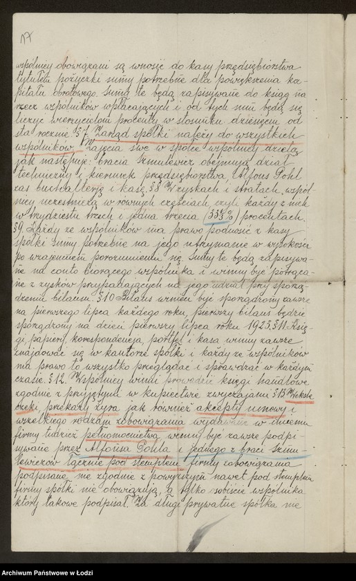 Obraz 19 z jednostki "Bracia Szmulewicz i Pohl- handel materiałami opałowymi i budowlanymi"