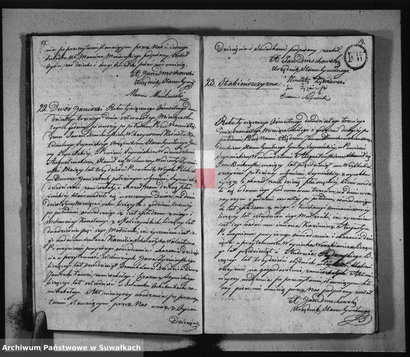 image.from.unit.number "Akta urodzonych w roku 1823 gminy seyneńskiey."