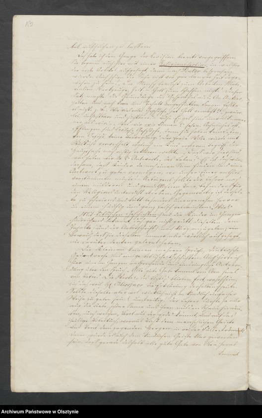 image.from.unit.number "Bericht über die vom Seminar-Direktor Huymer revidirten 8 Landschulen des Kirchspiel"