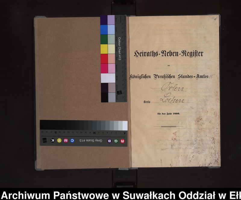 image.from.unit.number "Heiraths-Neben-Register des Königlichen Preussischen Standes-Amtes Orlen Kreis Loetzen"