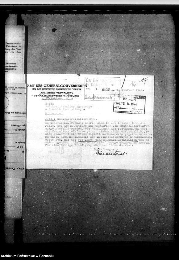 Obraz 20 z jednostki "Umsiedlerfürsorge"