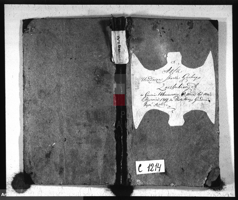 image.from.unit.number "Akta Urzędnika Stanu Cywilnego Zaszlubionych w Gminie Jeleniewskiey od Dnia 1go Mca Stycznia 1819, do ostatniego Grudnia tegoż Roku."