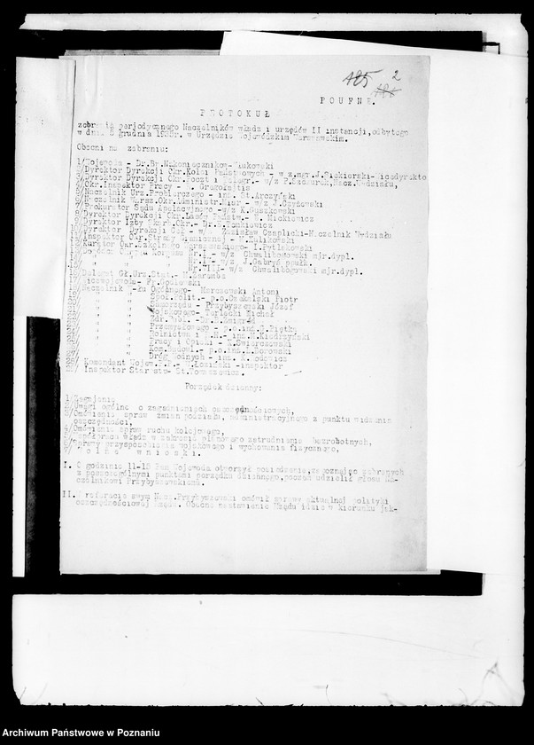 Obraz 6 z jednostki "/Zebranie periodyczne wojewódzkie naczelników władz i urzędów niezespolonych II instancji/"