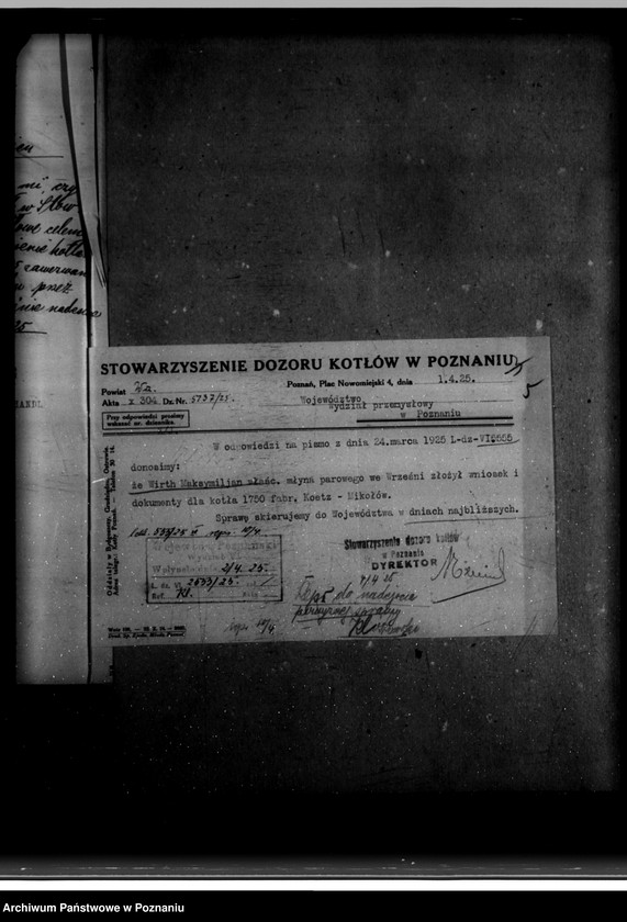 Obraz 9 z jednostki "Młyn parowy M. Wirtha we Wrześni nr woj. 5804"