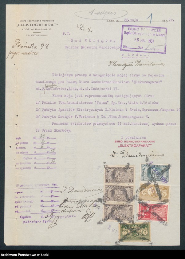 Obraz 3 z jednostki "Elektroaparat- Florentyna Dawidowicz- biuro techniczno-handlowe"