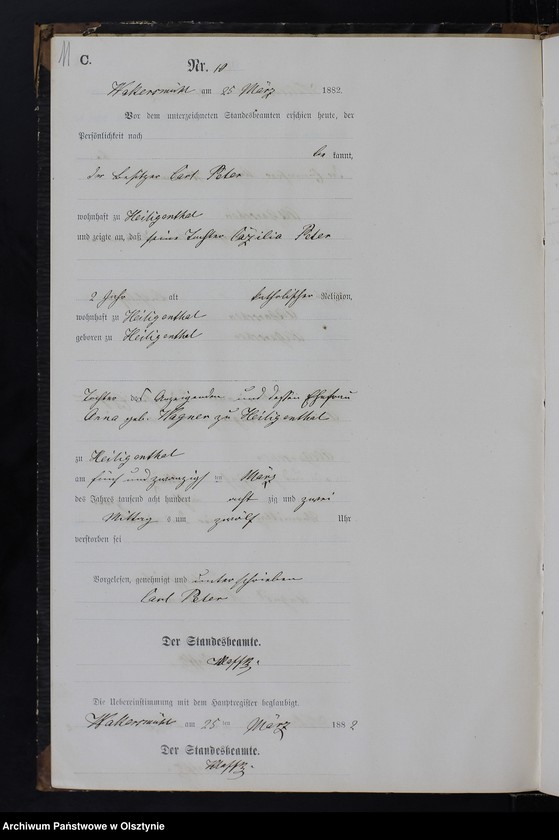 image.from.unit.number "Sterbe-Neben-Register Nr 1 - 46"