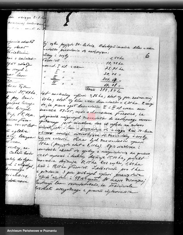 Obraz 10 z jednostki "Sprawa zmiany rodzaju użytków 5,06 ha gruntów leśnych w majątku Bogusławice /powiat koniński/ oraz zatwierdzenie projektu planu gospodarstwa leśnego"