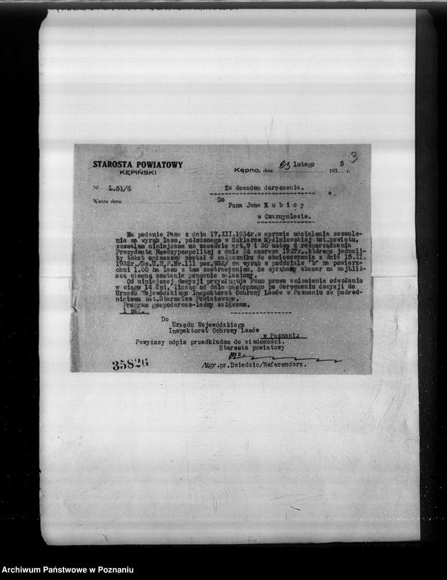 image.from.unit.number "Nadzór nad powiatowymi organami ochrony lasów"