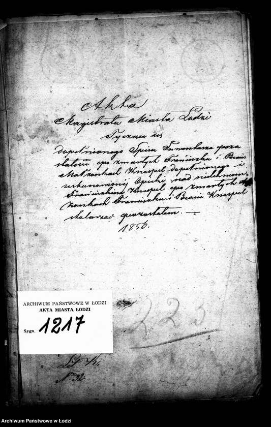 Obraz 4 z jednostki "Akta tyczące się spisu inwentarza pozostałości po zmarłych Franciszku i Beacie małżonkach Knispel dopełnionego i ustanowienia opieki nad nieletnim Franciszkiem Knispel"