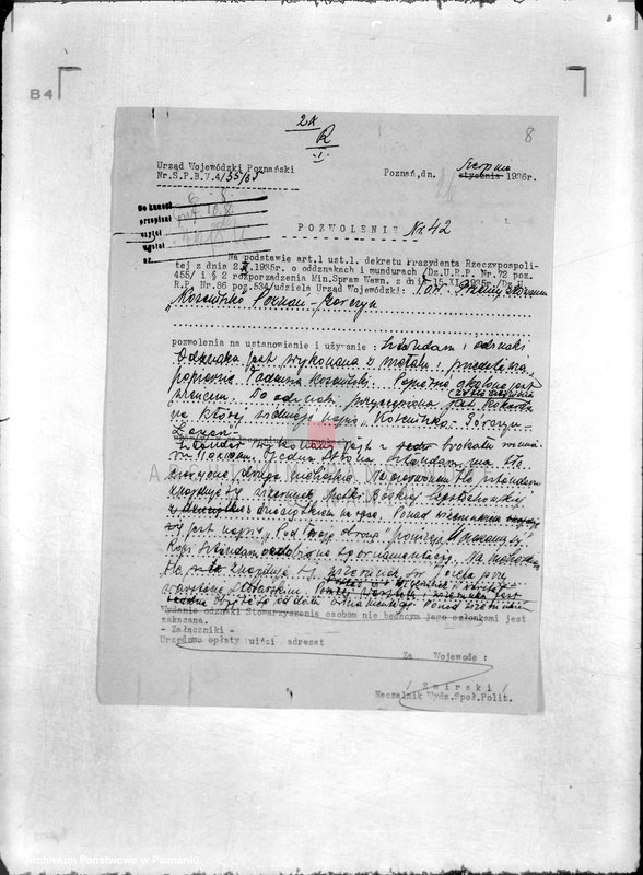 Obraz 12 z jednostki "/Towarzystwo Przemysłowe,,Kościuszko"/ w Poznaniu"