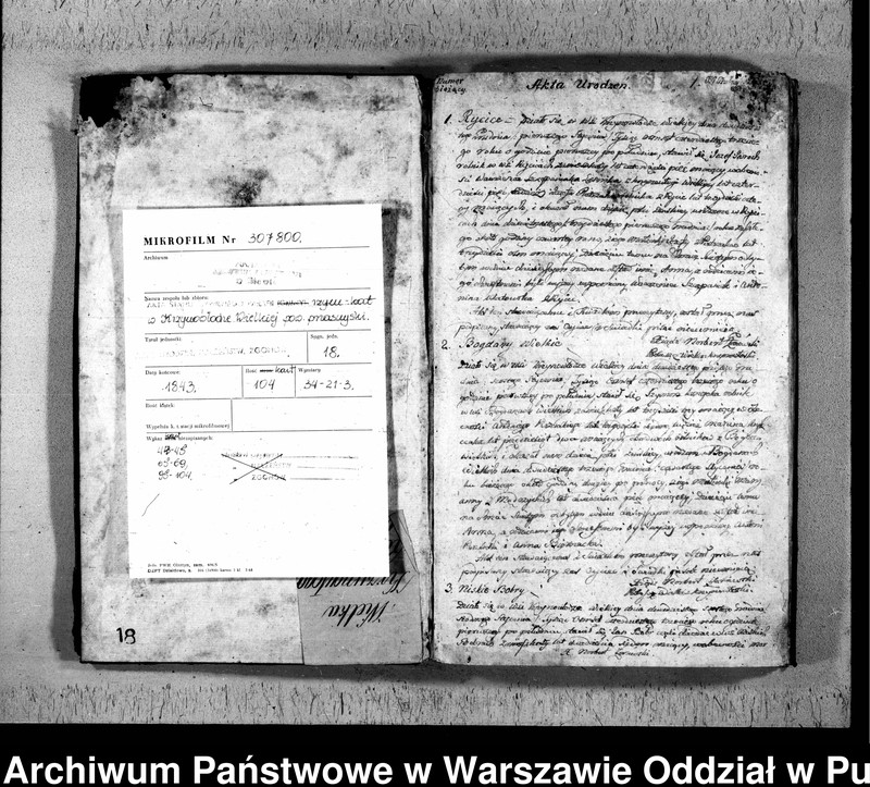 image.from.unit.number "Akta urodzeń, małżeństw i zgonów"