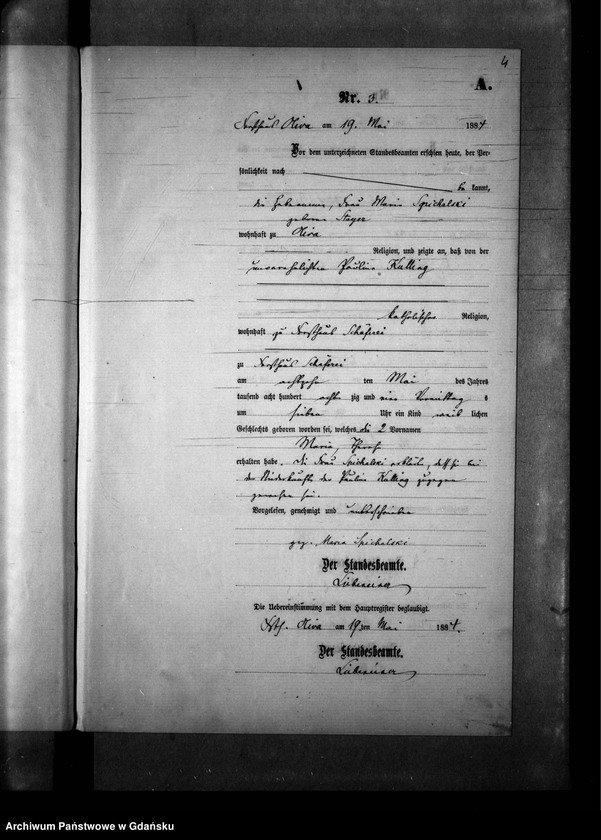 image.from.team "Urząd Stanu Cywilnego w Oliwie-Leśnictwie, obecnie część Gdańska"