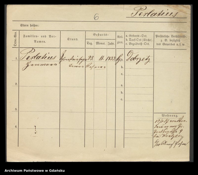 image.from.unit.number "Karty meldunkowe: Peplau - Peters Christine"