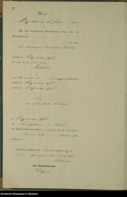 image.from.unit.number "Sterbe-Haupt-Register Nr 1 - 11"