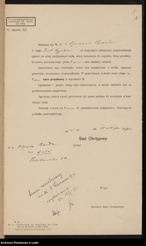 Obraz 3 z jednostki "Elias Bande- skład żelaza, wyrobów żelaznych i artykułów technicznych"