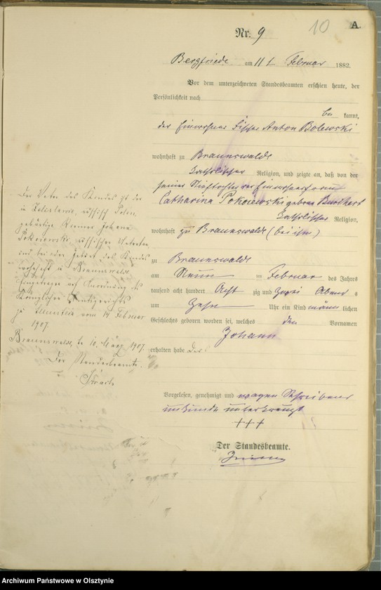 image.from.unit.number "Geburts-Haupt-Register Nr 1 - 106"