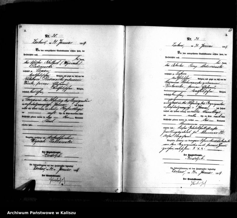 Obraz 19 z jednostki "[Księga urodzeń]"