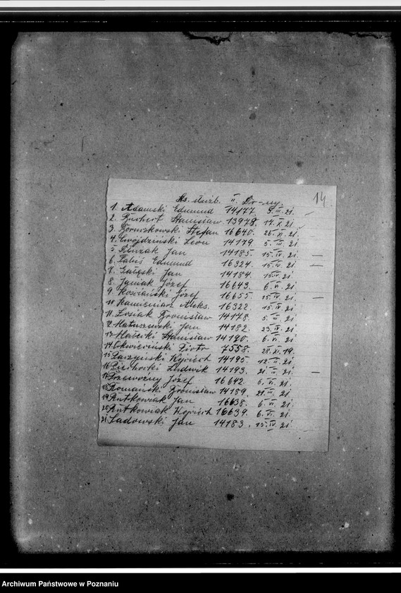 Obraz 18 z jednostki "Okólniki, rozkazy komendanta hufca, korespondencja, ewidencja i inne materiały II- giej drużyny im. Juliusza Słowackiego"