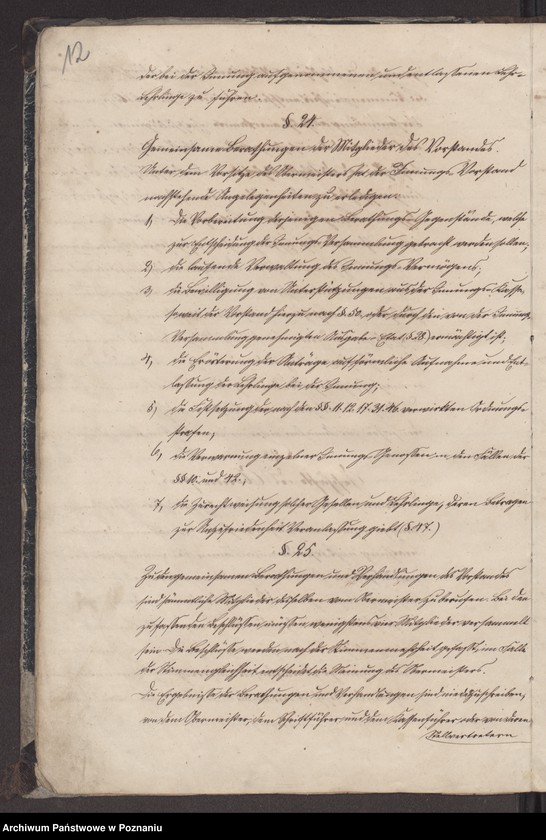 image.from.unit.number "Statut der Schmiede - Schlosser und Nagelschmiede-Innung zu Pleschen."