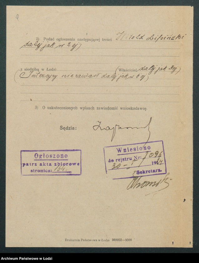 Obraz 11 z jednostki "Witold Lipiński – szkoła tańca"