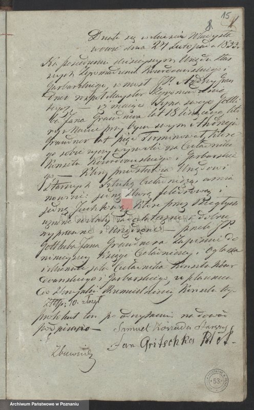 image.from.unit.number "Księga czeladników zgromadzenia kunstu korduainskiego i garbarskiego w mieście Władysławowie"