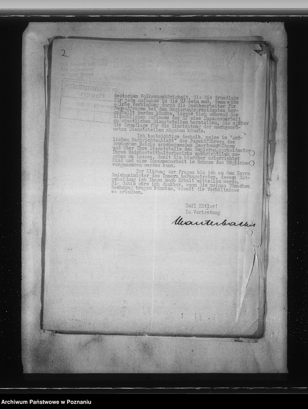 Obraz 6 z jednostki "Zarządzenia i korespondencja w sprawie hitlerowskich organizacji młodzieżowych"