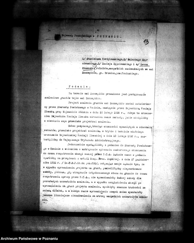 Obraz 16 z jednostki "Scalenie gruntów wsi Szczepidło powiatu konińskiego"