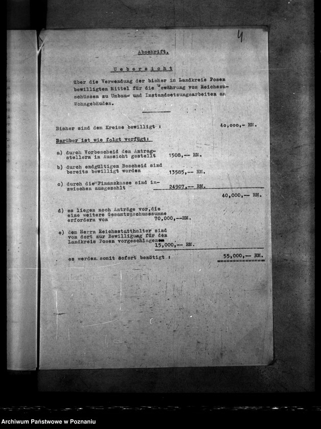 Obraz 8 z jednostki "Reichszuschüsse für Instandsetzungs - und Wohnräumen in den Grenzgebieten"