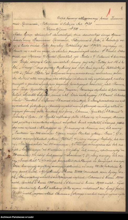 Obraz 3 z jednostki "Dawid Liberman, Teodor Rozenblat i Salomon Ebersman – fabrykacja i sprzedaż wyrobów manufakturowych"