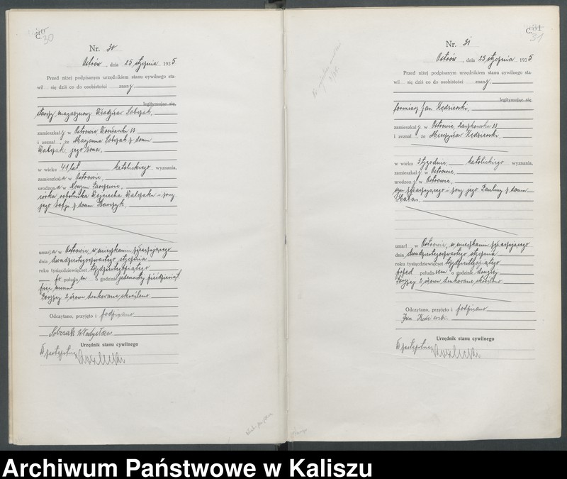 Obraz 20 z jednostki "[Księga zgonów]"