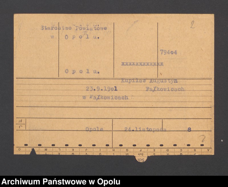 Obraz 4 z jednostki "[Przesdzuk Joachim, ur. 14.06.1908 Sakrau]"