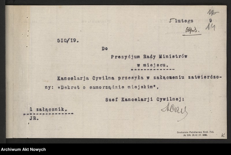 image.from.unit.number "Dekrety (wydawane przez Naczelnika Państwa), tom I"
