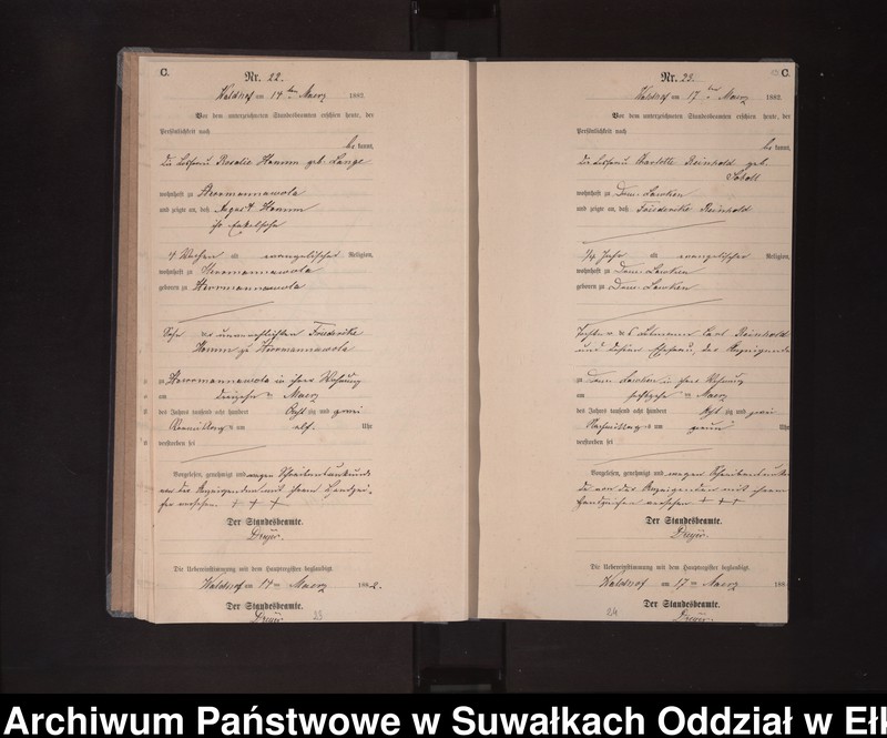 image.from.unit.number "Sterbe-Neben-Register des Königlich Preussischen Standes-Amtes Orlen Kreis Loetzen"