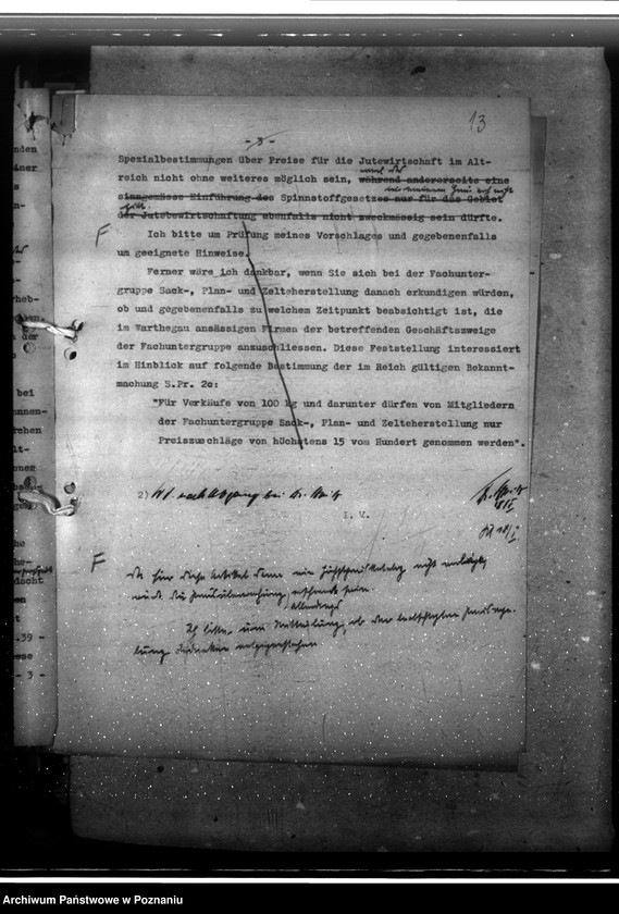 Obraz 17 z jednostki "Spinnstoffwirtschaft. Preisbildung"