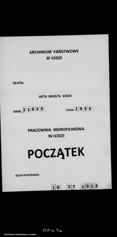 Obraz 1 z jednostki "Akta w przedmiocie utrzymywania broni palnej i siecznej"