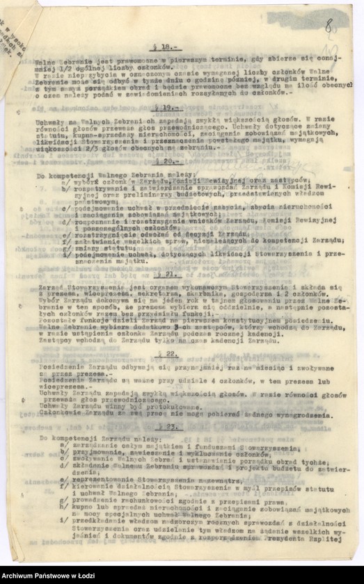 Obraz 11 z jednostki "Stowarzyszenie opieki nad ubogimi przejezdnymi żydami "Hachnosat-Orchim" im. M. Lachmana w Radomsku"