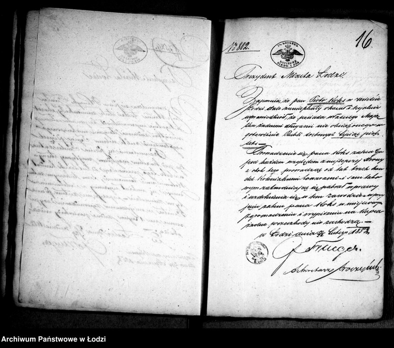 Obraz 20 z jednostki "Akta Urzędu Starszych Zgromadzenia Kupieckiego w Mieście Łodzi tyczące się kwalifikowania i zapisywania kupców"