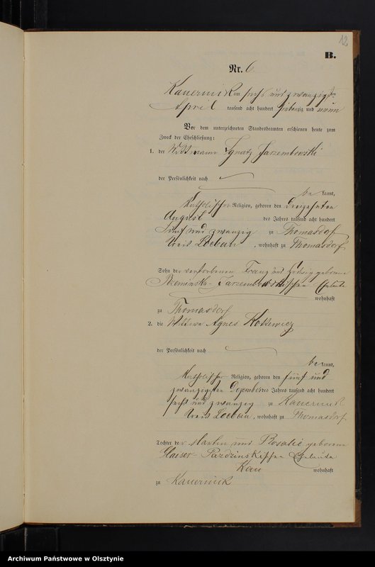 image.from.unit.number "Heiraths-Neben-Register Nr 1 - 12"