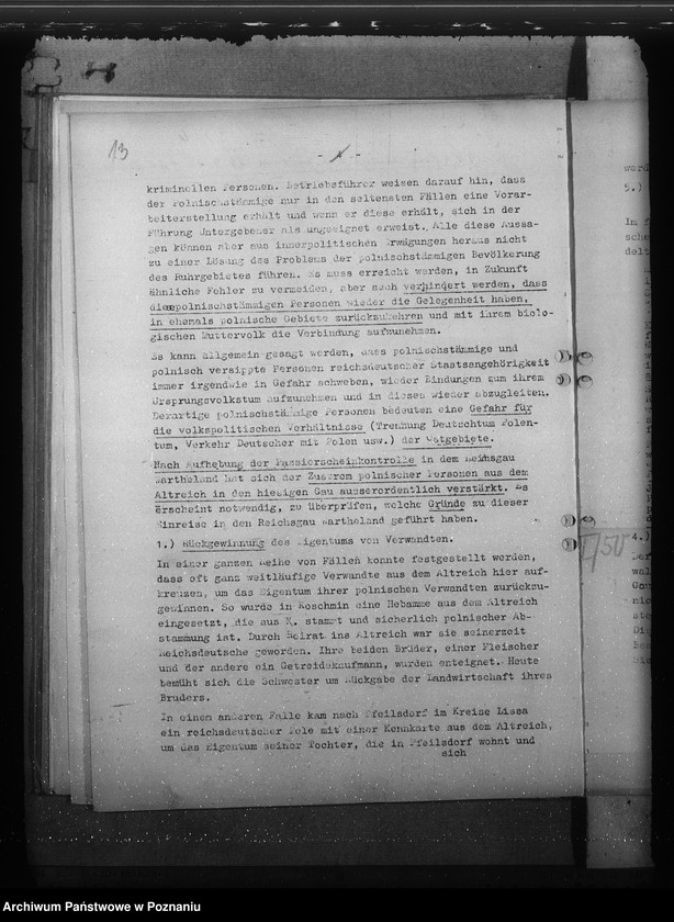 Obraz 17 z jednostki "Ostsperre für polnische Versippte"