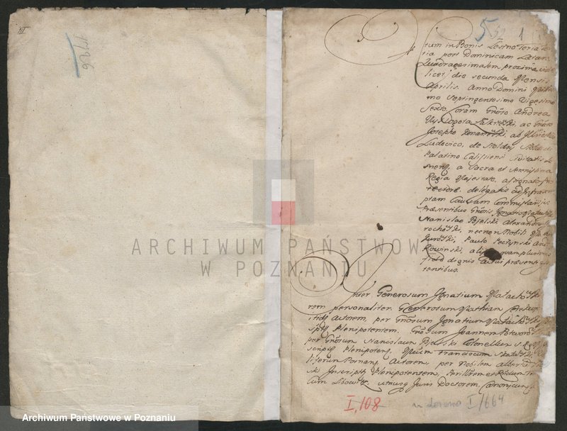 Obraz 3 z jednostki "Dekret specjalnej Komisji Królewskiej rozstrzygających sprawę wierzycieli dóbr ordynacji Sułkowskich; język łaciński"