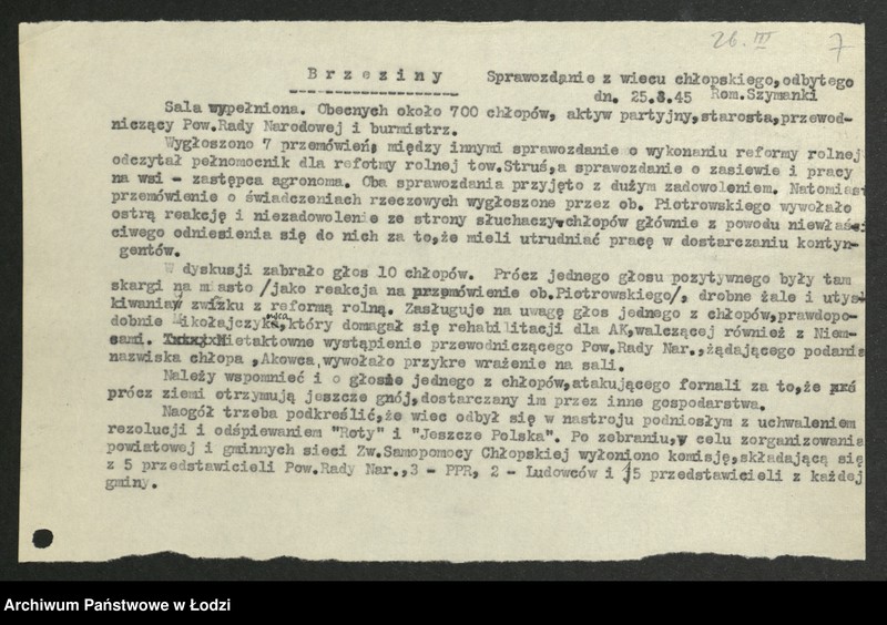Obraz 8 z jednostki "Sprawozdania [i protokoły] z przeprowadzonych wieców [z załącznikami]"