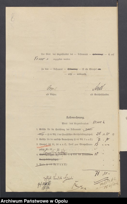 image.from.unit.number "Verfügung von Todes wegen des Rentiers Benedict Gödel in Neustadt"