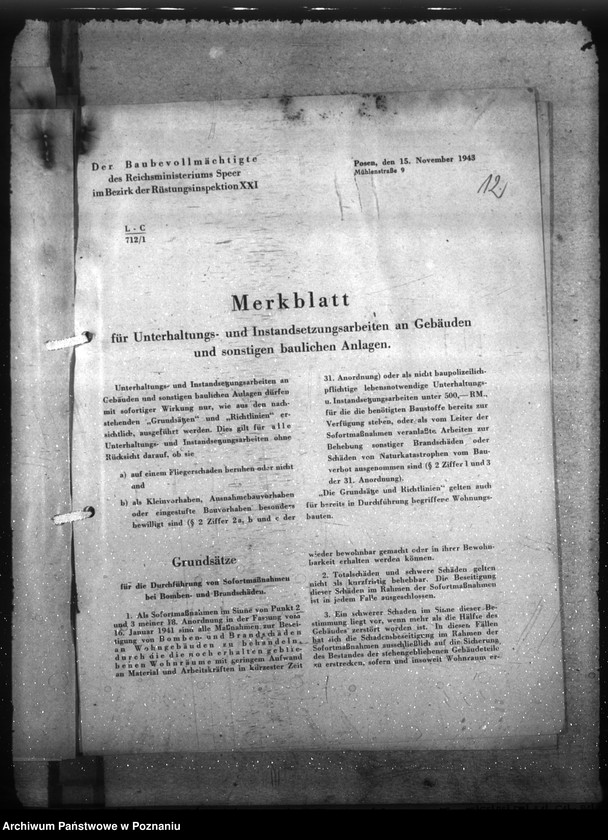 Obraz 16 z jednostki "Bauwirtschaft - Sparmassnahmen im Rahmen des Bauverbots"