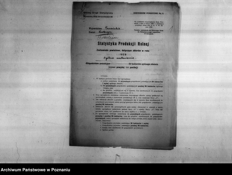 Obraz 3 z jednostki "/Statystyka produkcji rolnej - zestawienie powiatowe - Krotoszyn/"