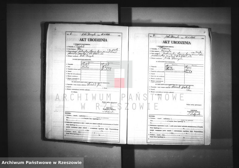 image.from.unit.number "Akta urodzeń (za lata 1894-1901, 1904-1916, 1918-1929) - Wola Zarczycka - odpis"