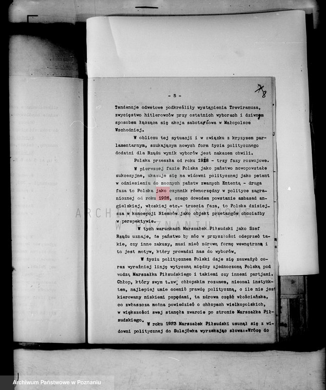 Obraz 11 z jednostki "Protokoły z zebrań periodycznych w starostach /kierowników władz i urzędów niezespolonych z terenu poszczególnych powiatów omawiające ogólną sytuację polityczną i społeczno-gospodarczą"