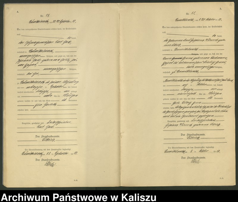 Obraz 15 z jednostki "[Księga urodzeń]"