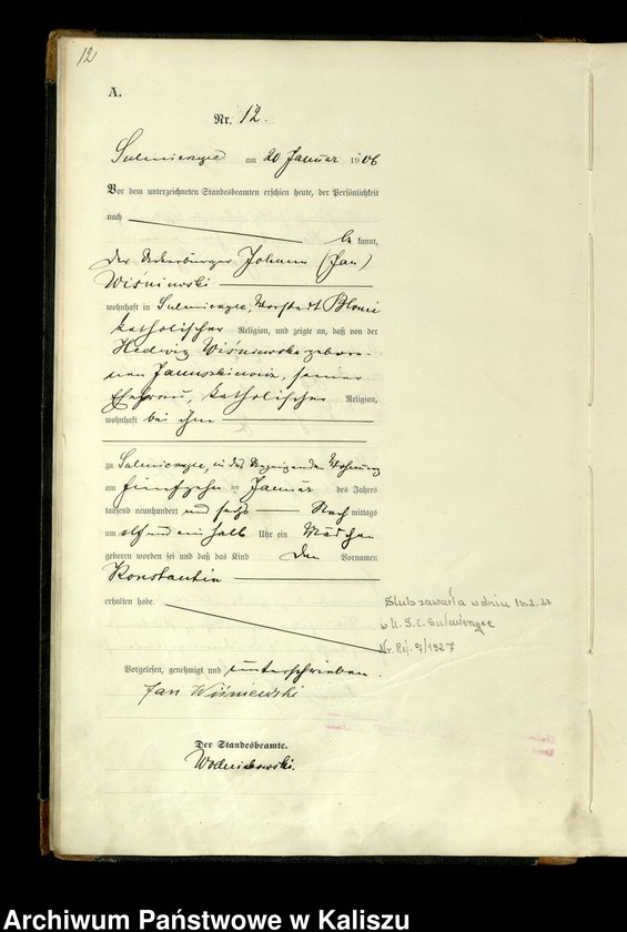 Obraz 15 z jednostki "[Księga urodzeń]"